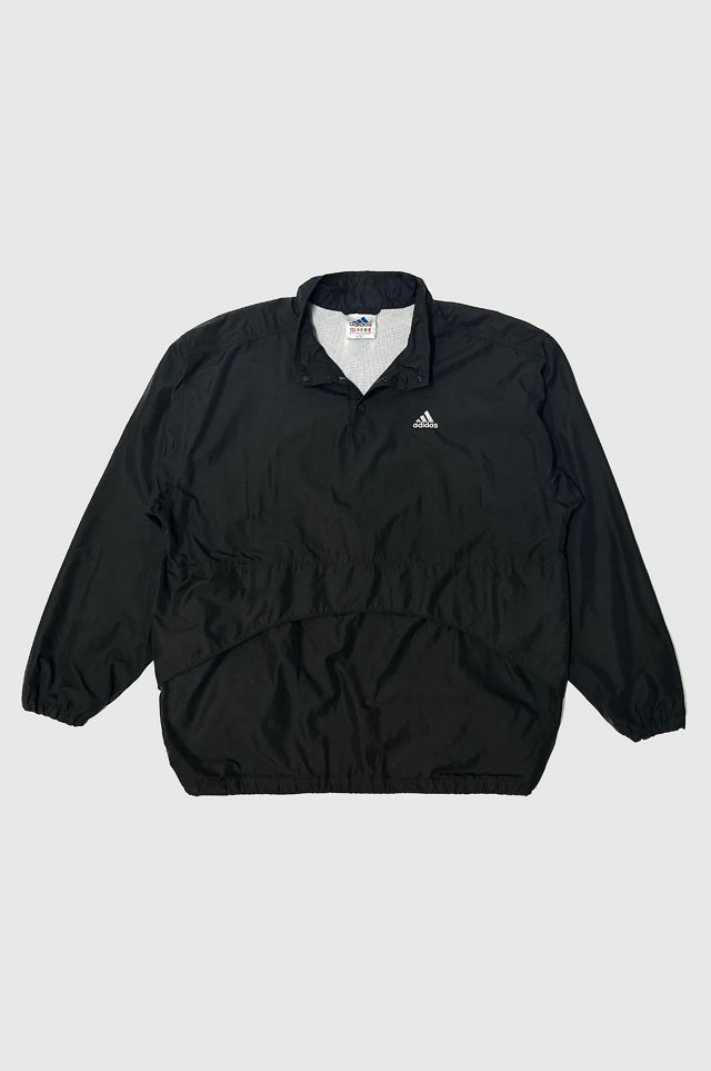Vintage 1990's Adidas Striped Pull Over Anorak Track Jacket