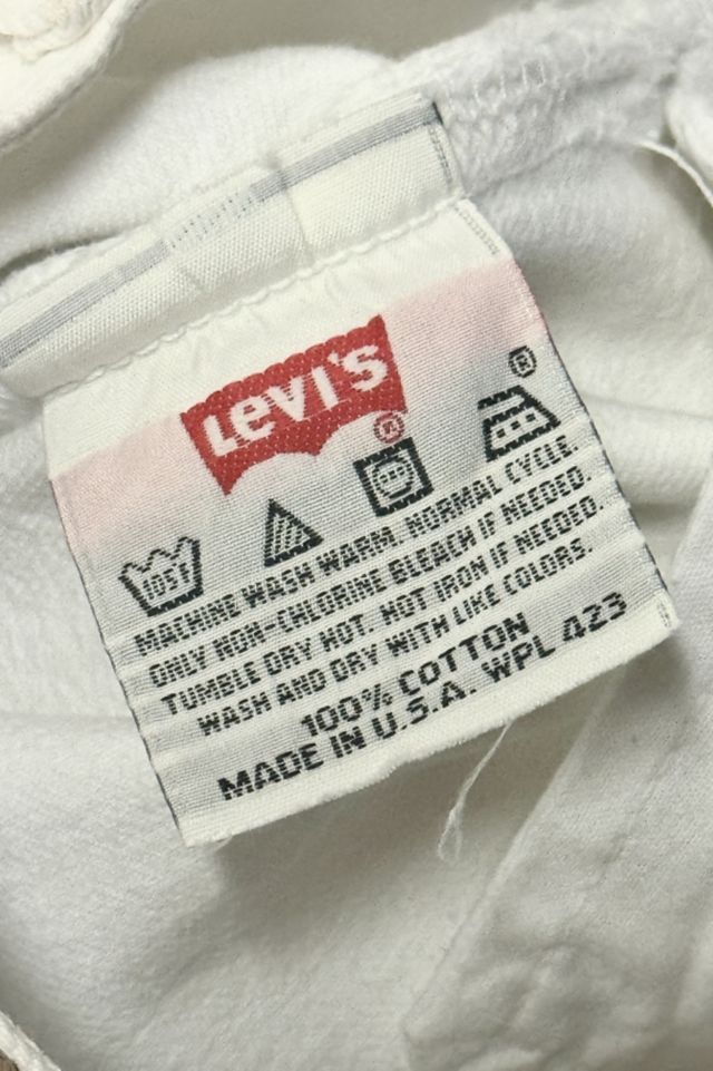 Vintage 1990’s Levi’s 501 White Denim Jeans #2