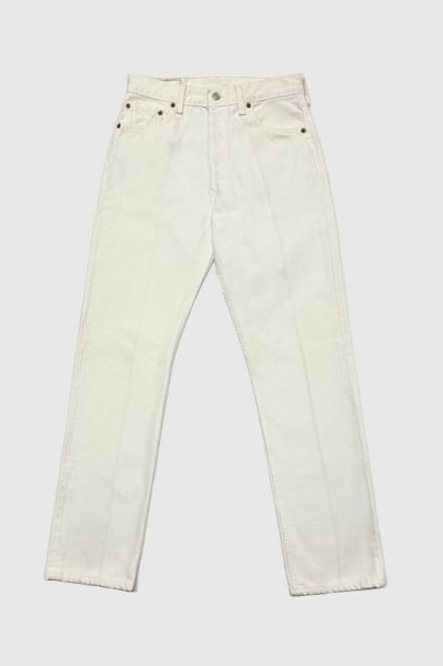Vintage 1990’s Levi’s 501 White Denim Jeans