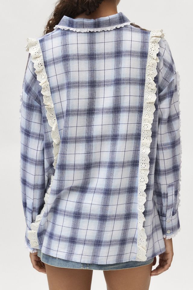 Urban Renewal Remade Broderie Ruffle Shirt #2