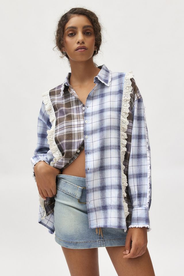 Urban Renewal Remade Broderie Ruffle Shirt #3