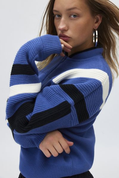 BDG Theo Quarter Zip Pullover Sweater