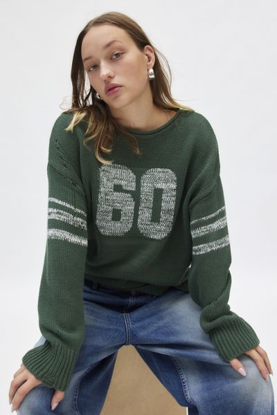 BDG Warner Varsity Pullover Sweater