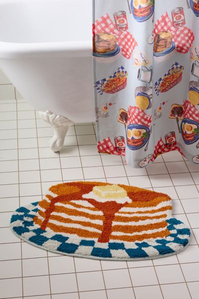 Pancake Stack Tufted Bath Mat