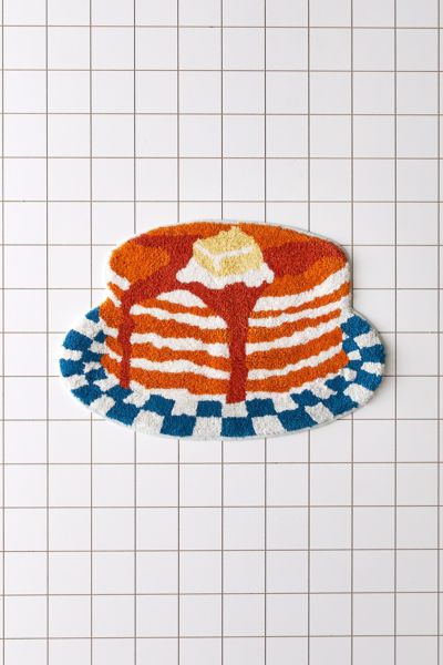 Pancake Stack Tufted Bath Mat
