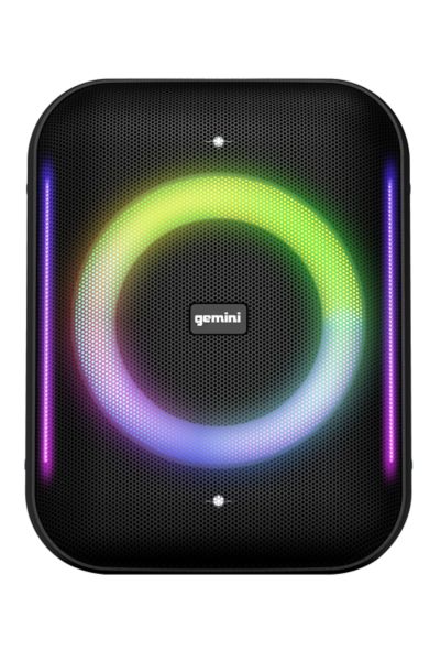 Gemini Grv-650l Ultrarave Portable Karaoke Bluetooth Speaker In Black At Urban Outfitters