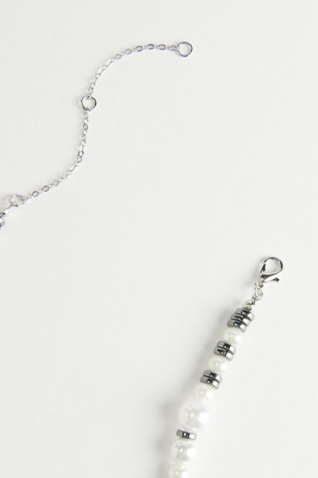 Mateo Pearl & Cross Necklace #3