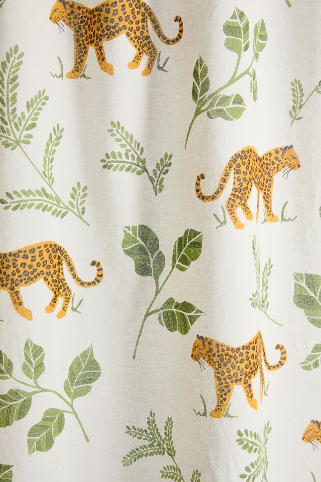 Prowling Leopard Shower Curtain Urban Outfitters Canada