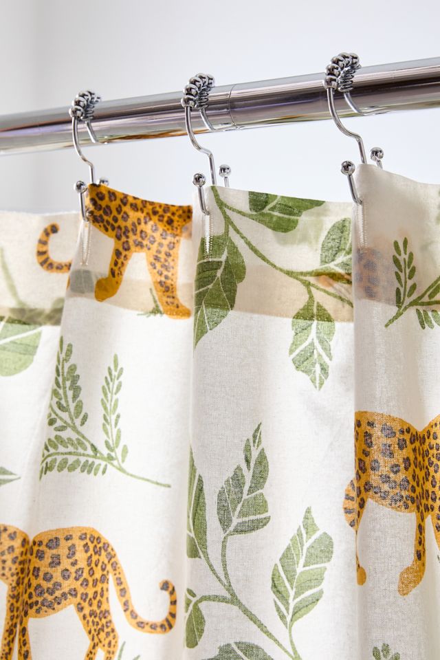 Prowling Leopard Shower Curtain | Urban Outfitters Canada