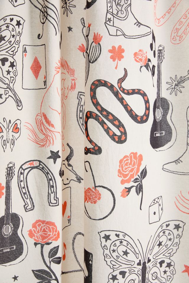 Yeehaw Shower Curtain #1