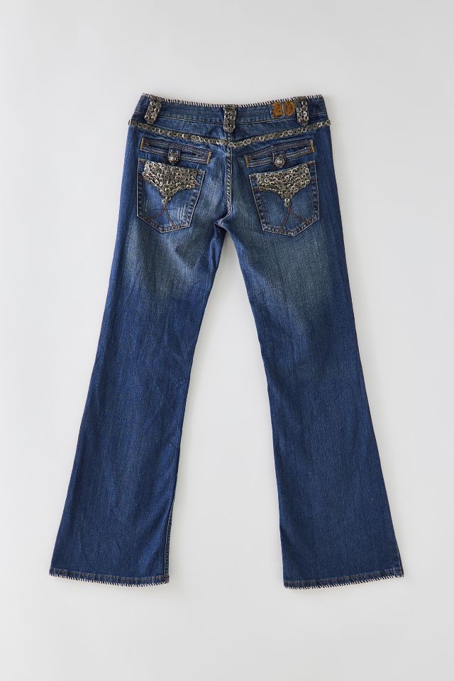Vintage Y2K Rivet Flared Jean #1