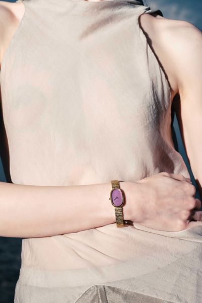Breda Jane Revival Quartz Bracelet Watch In Purple, Women's At Urban Outfitters In Purple