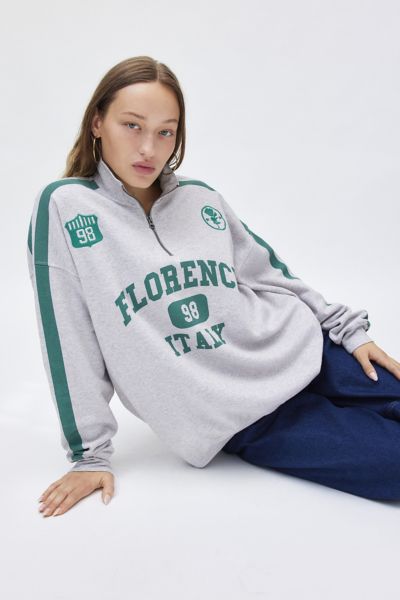 PARTIMENTOのDrawing Half Sweatshirt Fashion Technical Drawing Sweatshirt Quarter Zip Stock