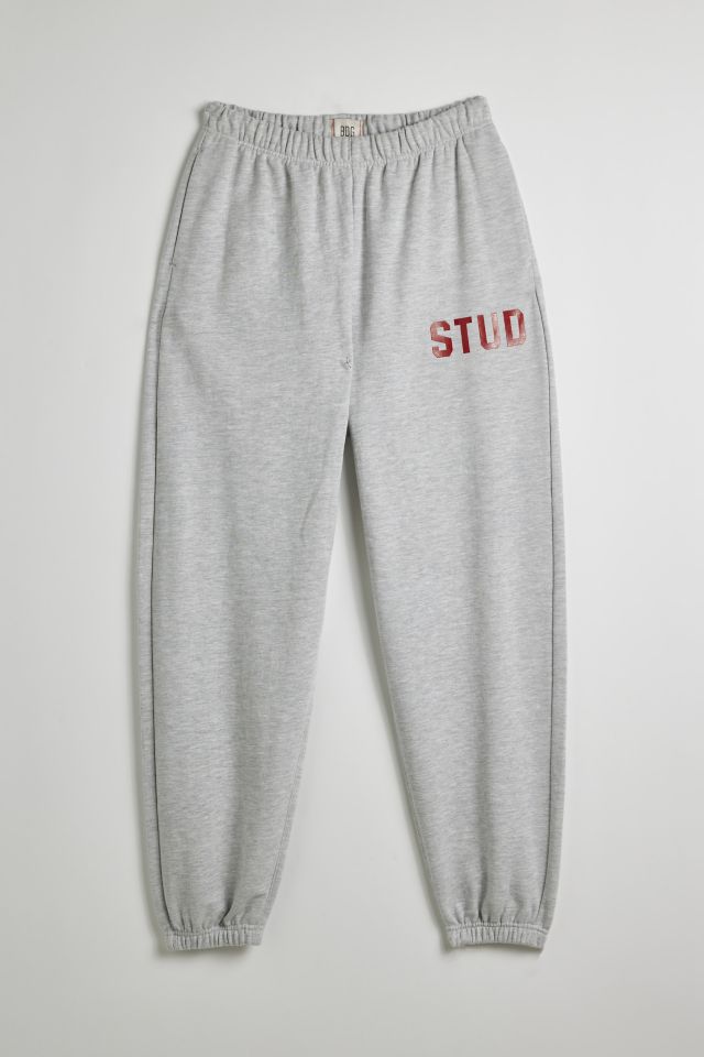 Pantalon de jogging en molleton français BDG Bonfire Stud #1