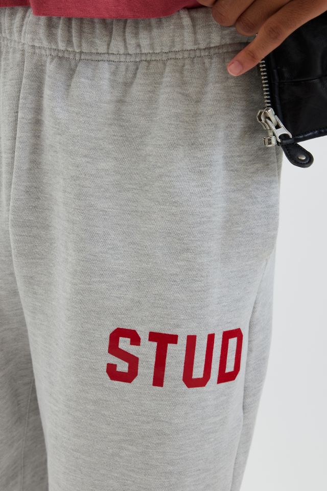 Pantalon de jogging en molleton français BDG Bonfire Stud #4