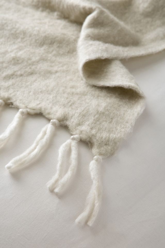Solid Faux Mohair Fur Throw Blanket #2