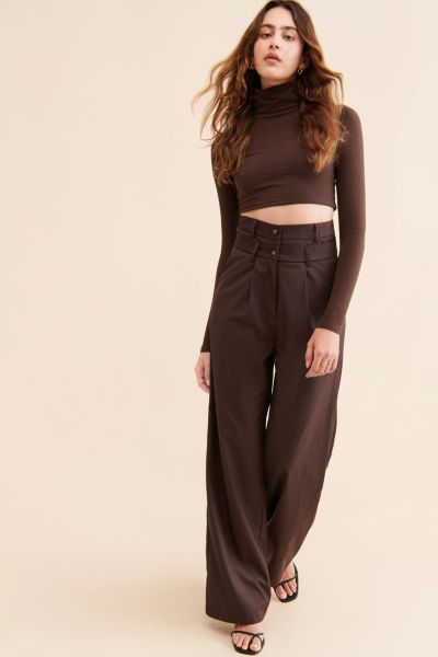 Glamorous Double-Waisted Trousers