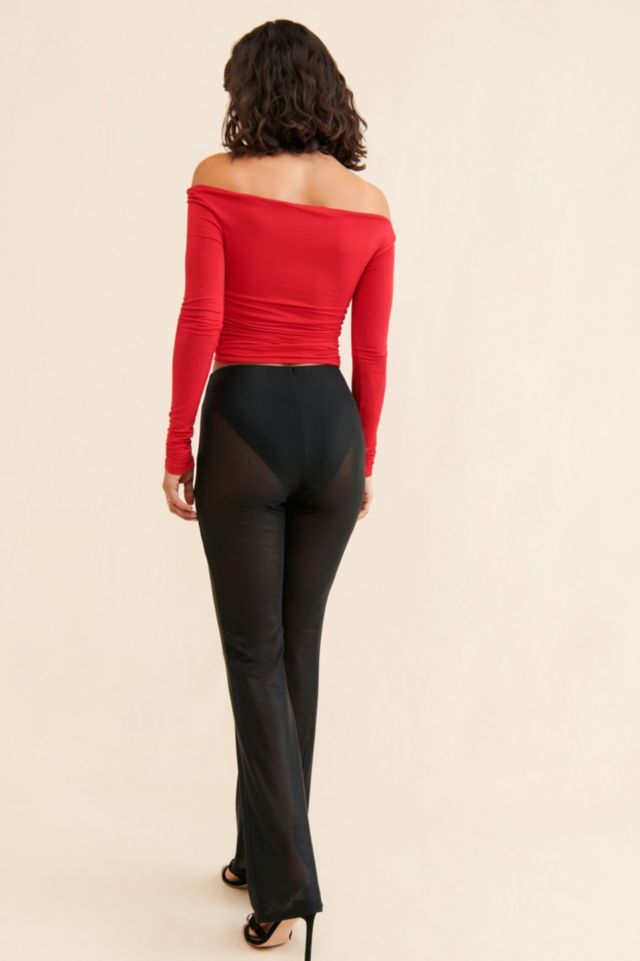 AFRM Meri Sheer Pants #1