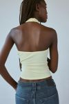 Silence + Noise Coyote Cowl Neck Halter Top