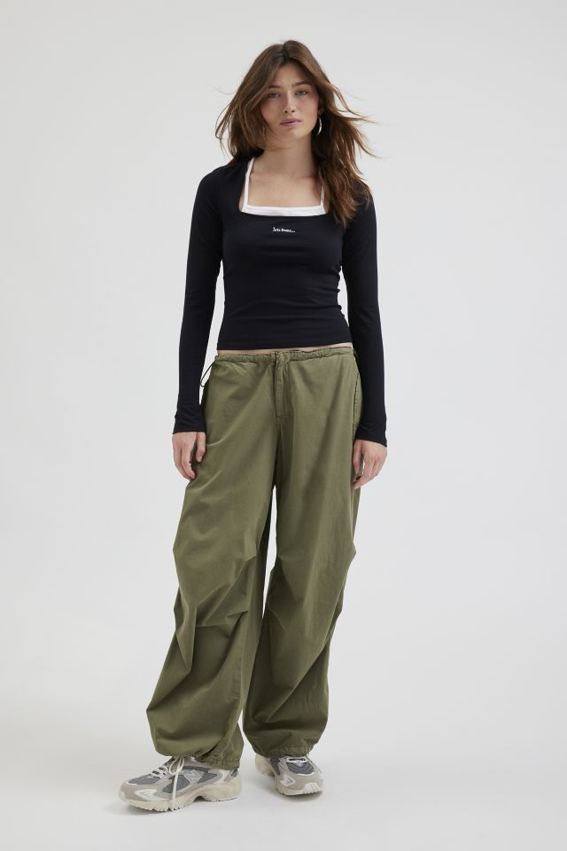 iets frans… Square Neck Long Sleeve Tee #4