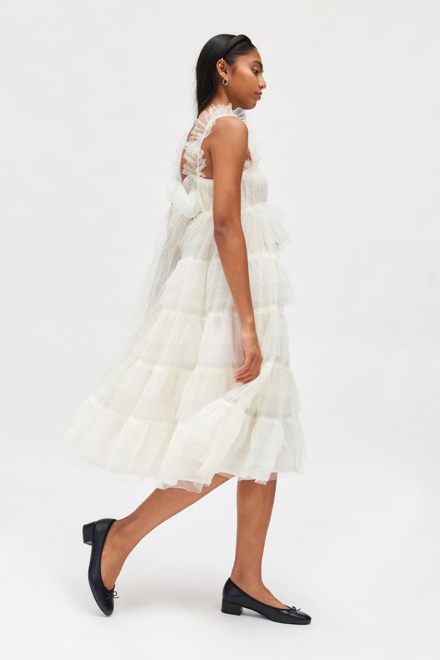 Sister Jane Lexi Tulle Tiered Midi Dress | Urban Outfitters Canada