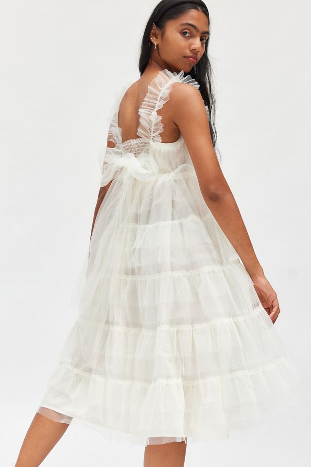 Sister Jane Lexi Tulle Tiered Midi Dress | Urban Outfitters