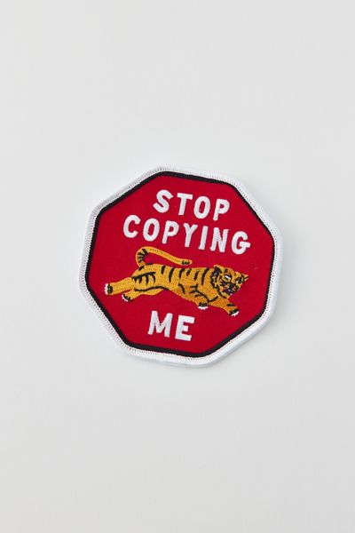 Oxford Pennant Stop Copying Me Embroidered Patch