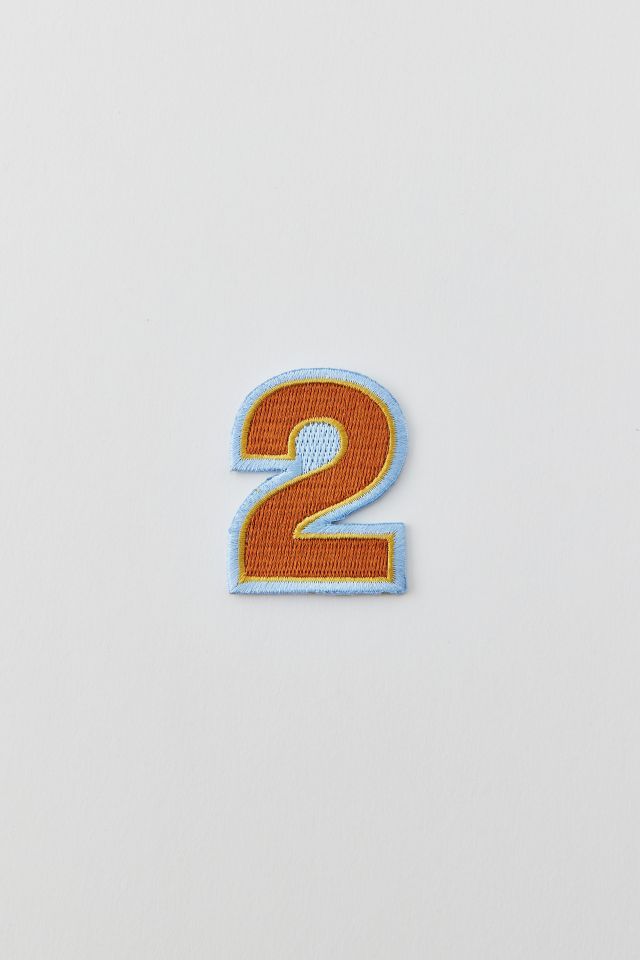 Oxford Pennant Varsity Number Patch #1