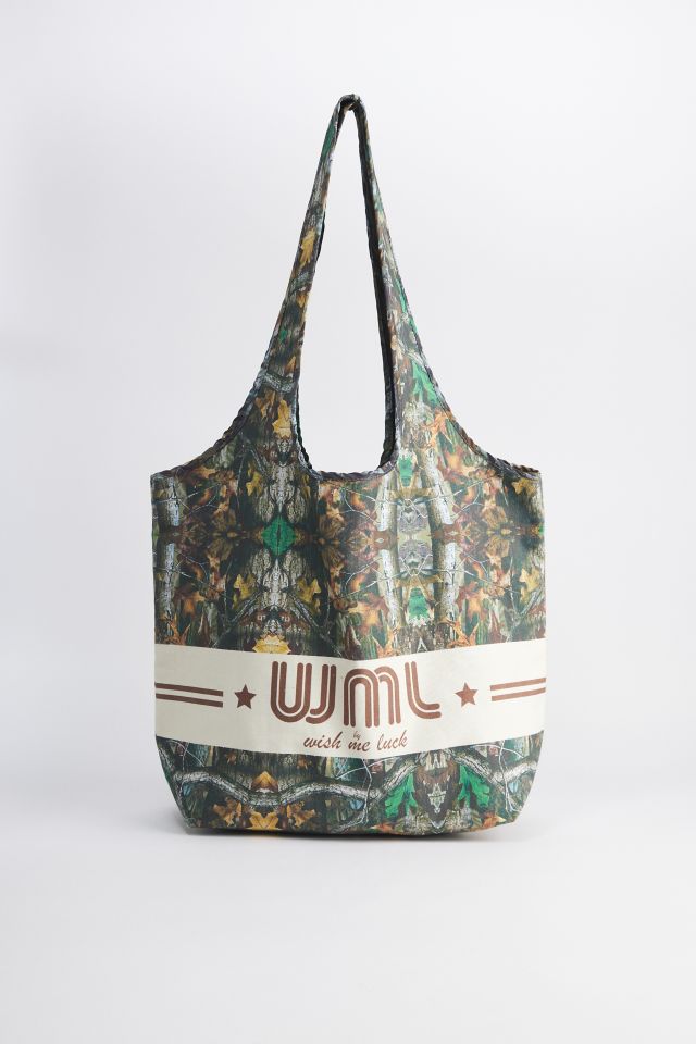 Wish Me Luck Camo Tote Bag #1