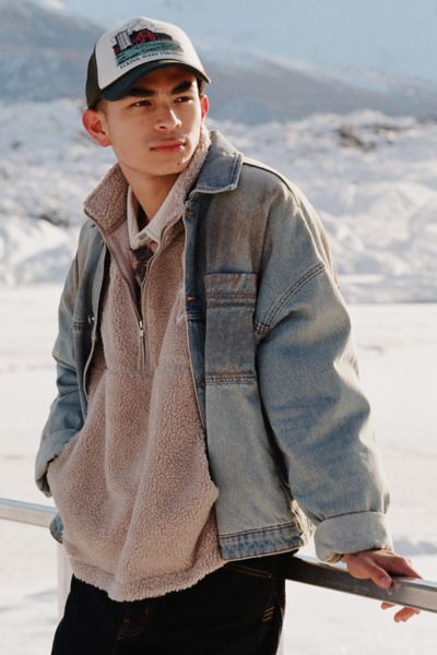 Bdg Frisco Boxy Denim Jacket In Vintage Denim Light Men s At Urban Outfitters ModeSens