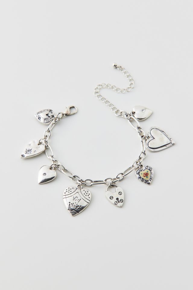Kyla A Lot Of Heart Charm Bracelet #1