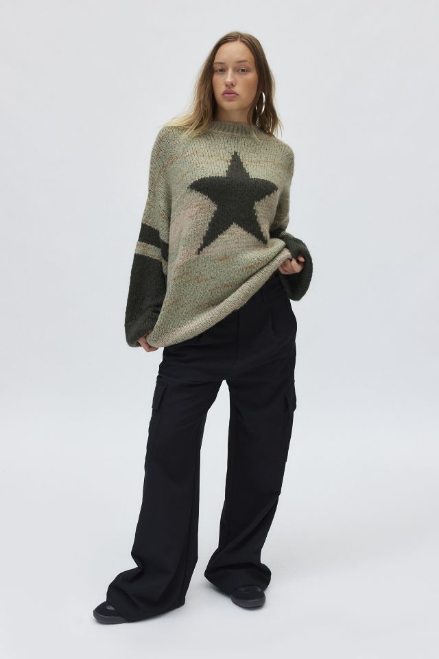 BDG Stella Star Graphic Oversized Pullover Sweater #1