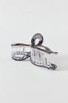 Resin Draped Bow Claw Clip