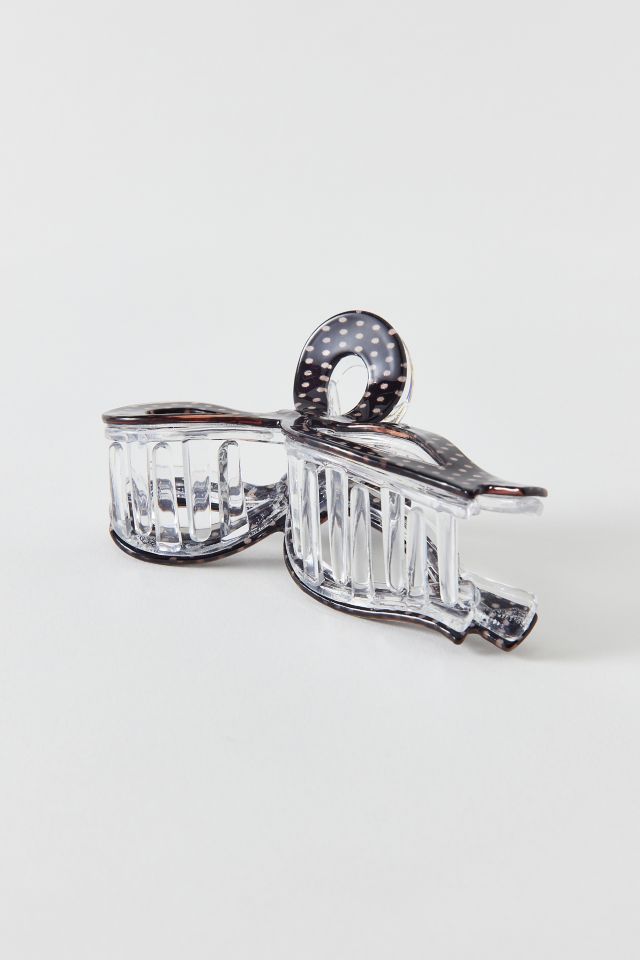 Resin Draped Bow Claw Clip #1