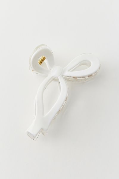 Resin Draped Bow Claw Clip
