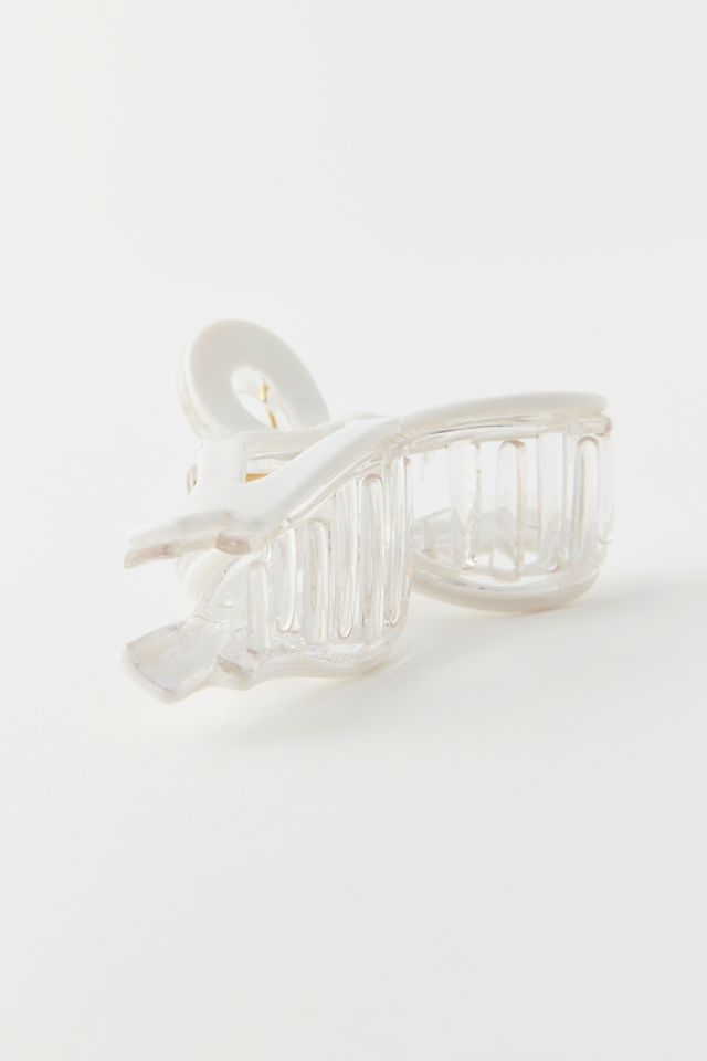 Resin Draped Bow Claw Clip #1