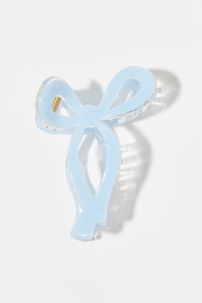 Urban Outfitters Resin Draped Bow Claw Clip In Blue, Women's At  In Blue