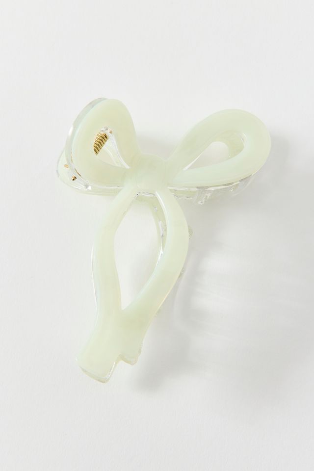 Resin Draped Bow Claw Clip #1