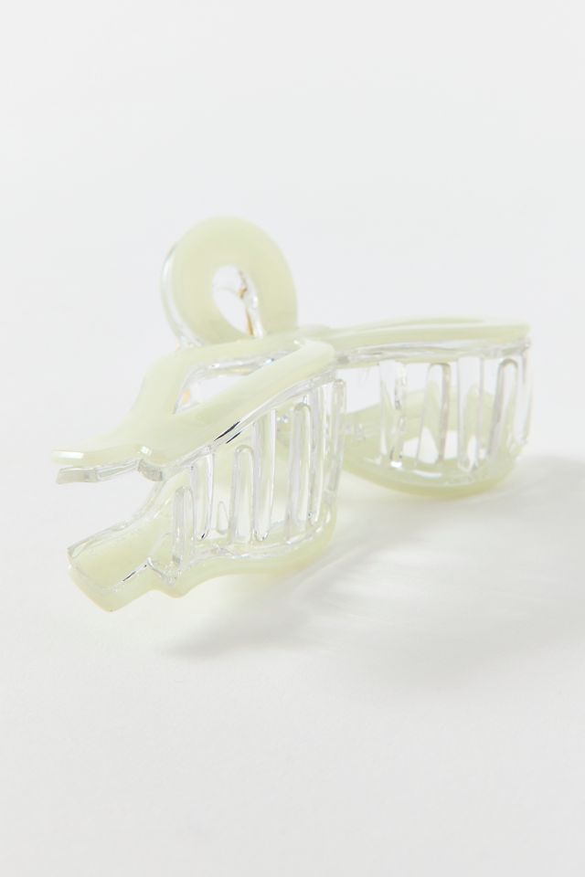 Resin Draped Bow Claw Clip #2