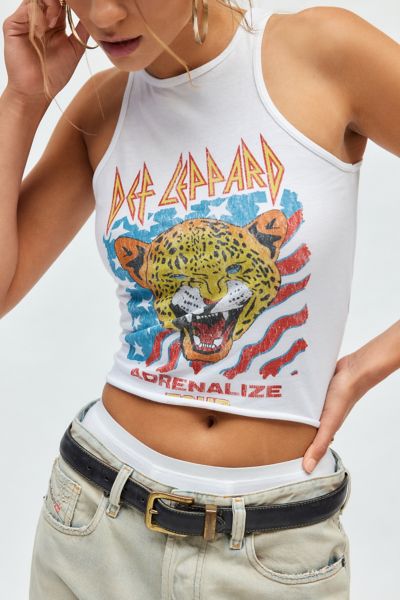 Def Leppard Ribbed Graphic Tank Top