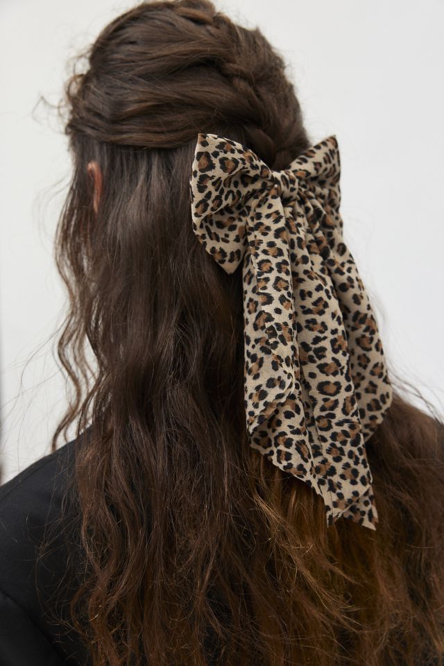 Nœud Pour Cheveux Imprimé Léopard #3