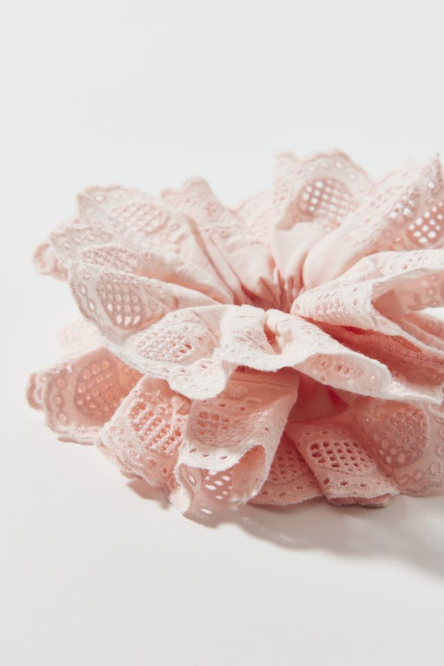 Heart Eyelet Scrunchie #2