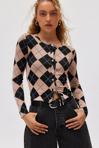Out From Under Jacquard Seamless Knit Cardigan | Urban Outfitters