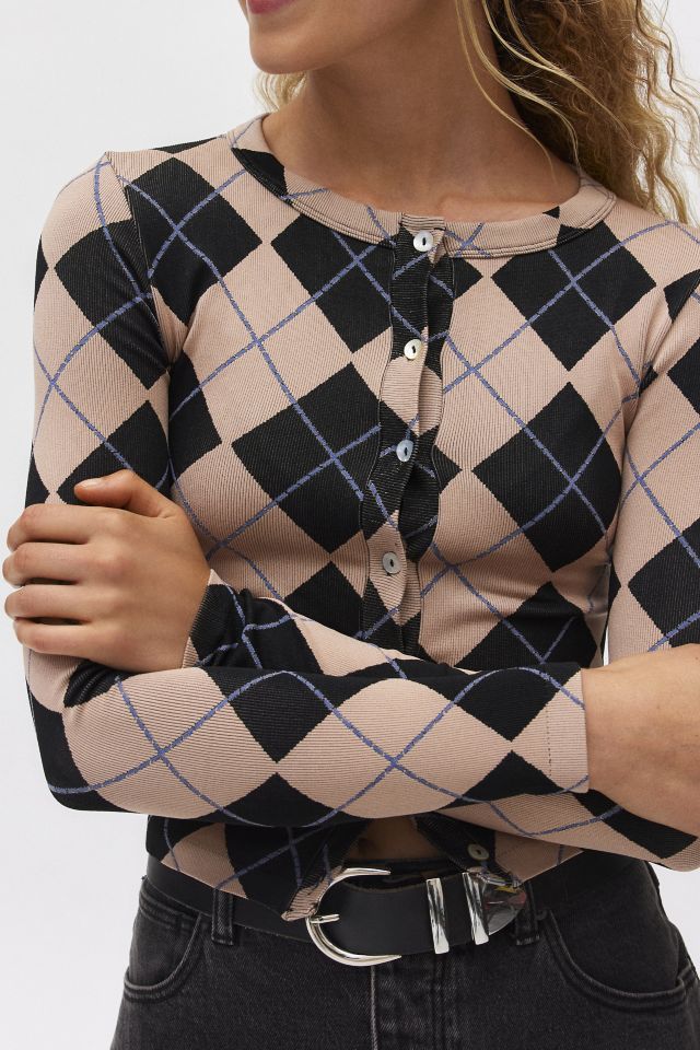 Out From Under Jacquard Seamless Knit Cardigan #2