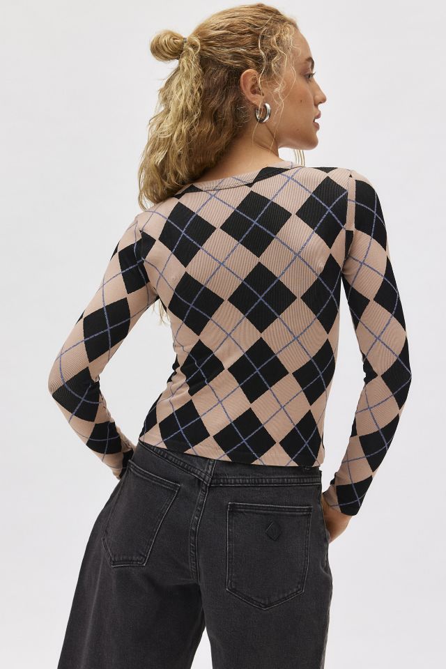 Out From Under Jacquard Seamless Knit Cardigan #3