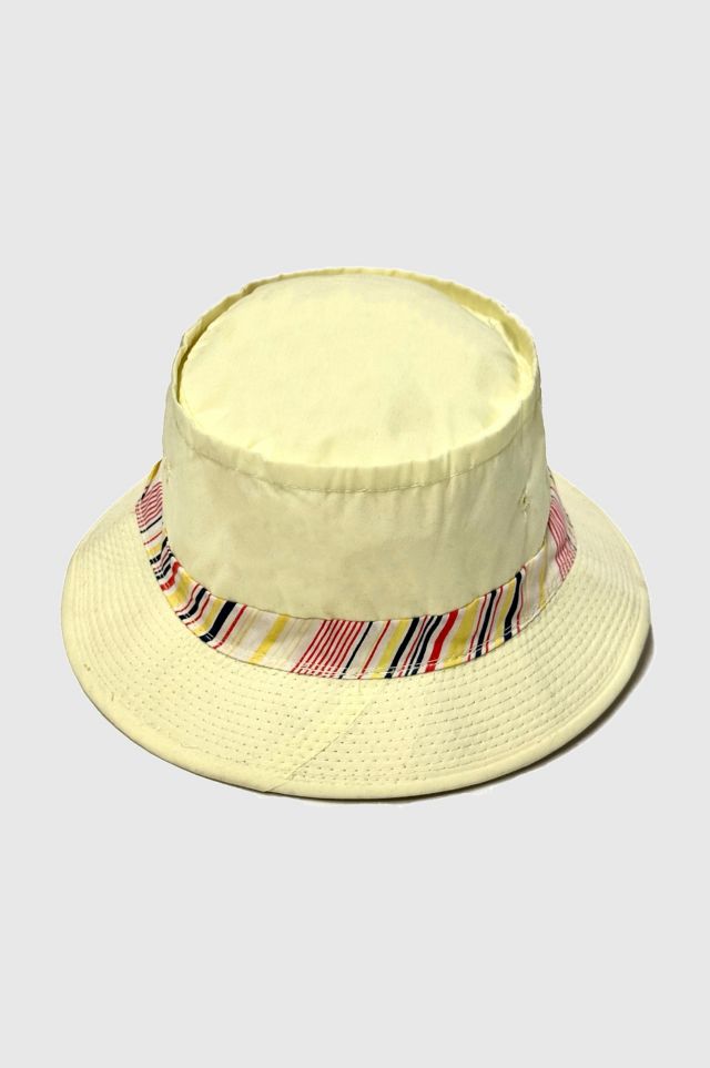 Vintage 1960 s Easy To Roll Striped Bucket Hat Urban Outfitters