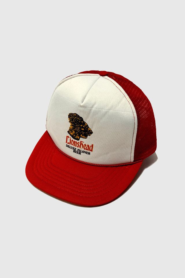 Vintage 1980’s Lion’s Head Pilsner Foam & Mesh Trucker Hat