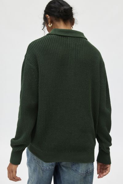 BDG Gavin Oversized Polo Sweater