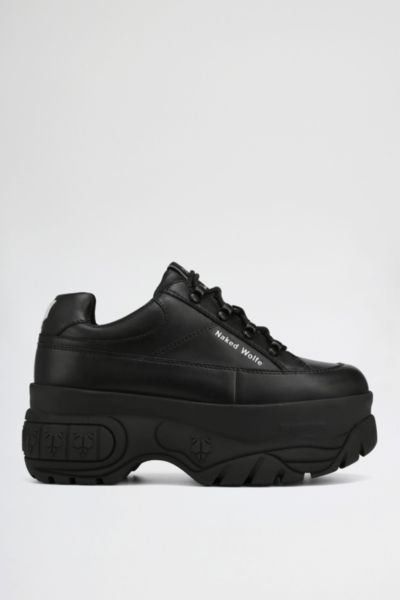 Naked Wolfe Sporty Platform Sneaker In Black, Women's At Urban Outfitters
