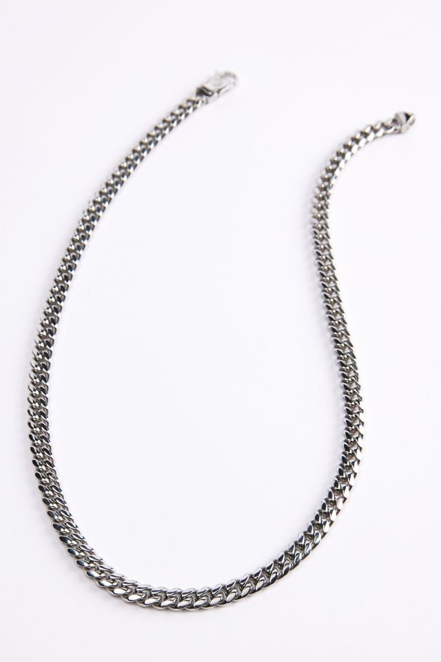 White gold plated necklace sales